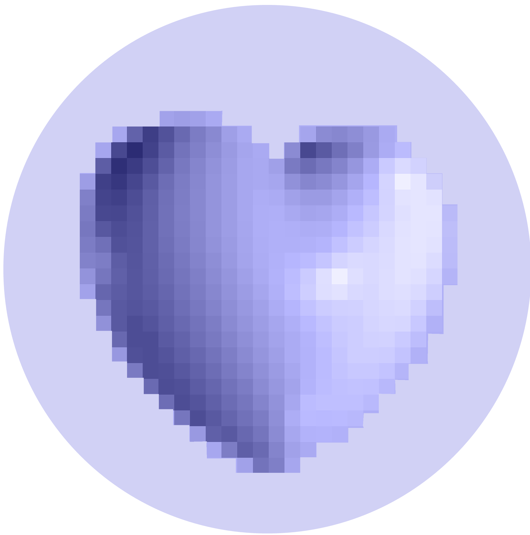 Corazón pixelado